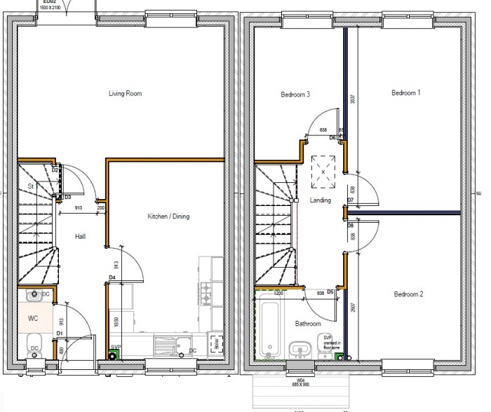Floorplan for Westwood Heath, Coventry, West Midlands